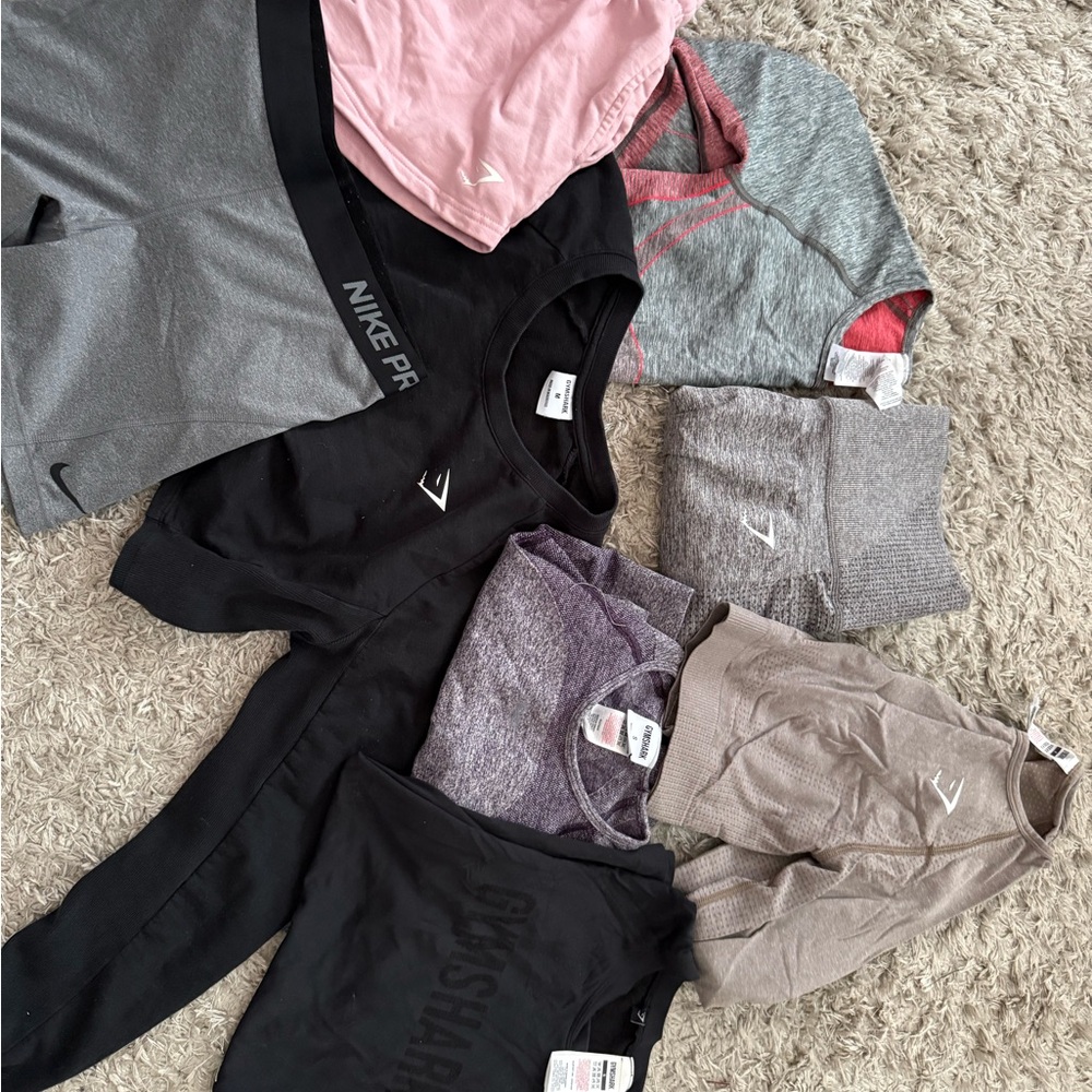 Nike and Gymshark Activewear Bundle